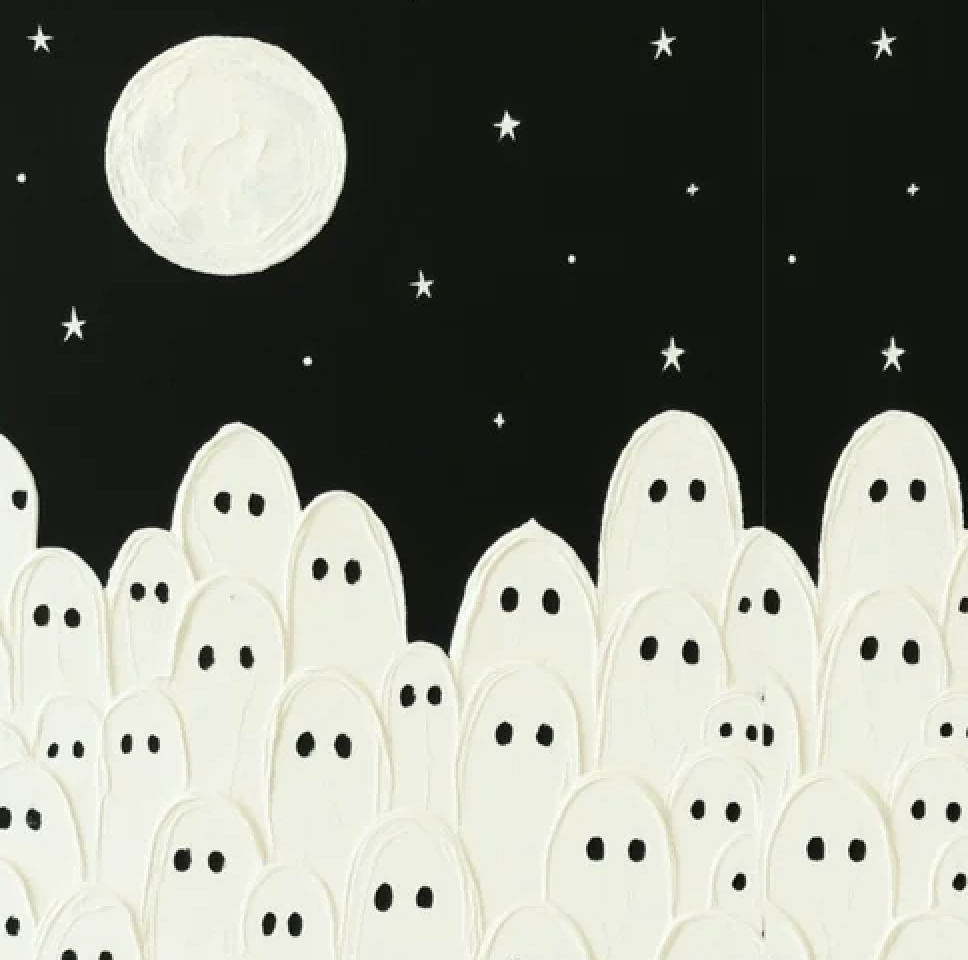 Spackle Ghost Wall Art